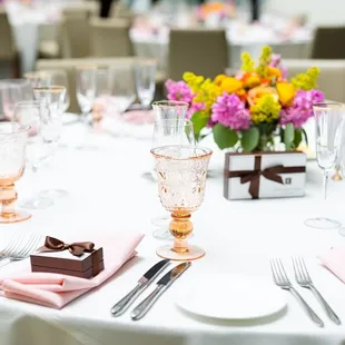 a table setting