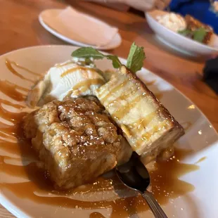 a plate of food on a table