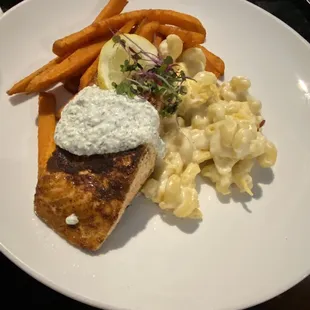 Atlantic Salmon w/ Two Sides &amp; Tzatiki Sauce