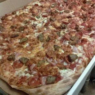 pizza, food