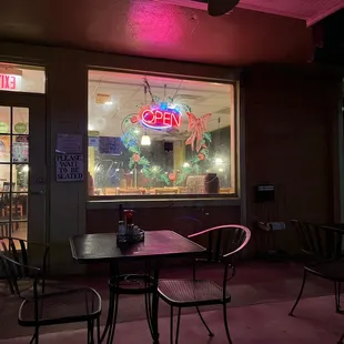 The patio has a way different feel once daylight savings time hits.