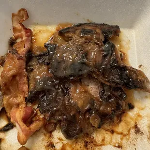 Burned Liver and onions