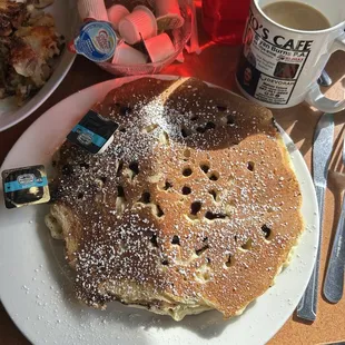 Chocolate chip pancake
