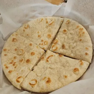 Warm, fluffy pita bread