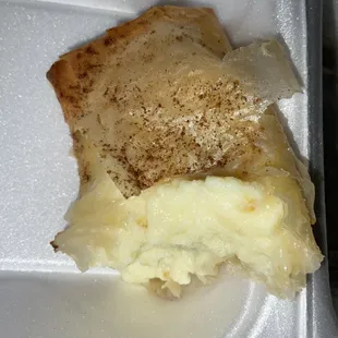 Inside galaktoboureko