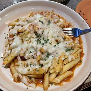 Baked penne
