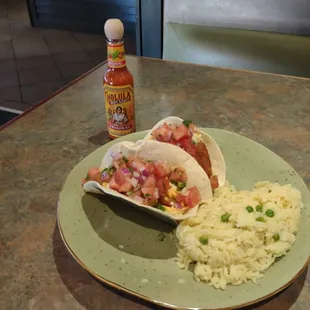 Today&apos;s special: Ale battered Pollock tacos. Yum