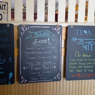 I checked in on FB to get a free cup of soup.