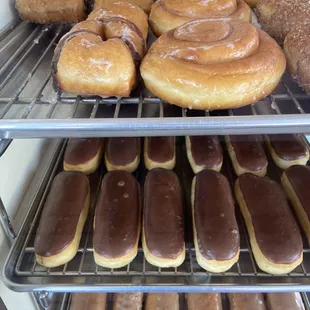 Cinnamon rolls, donut bars