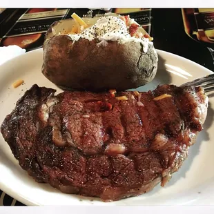 Got the Thursday Ribeye. It could use a little seasoning but still good.