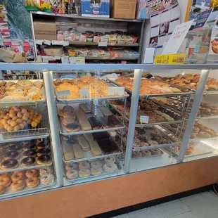 Donut case at 430pm, Monday