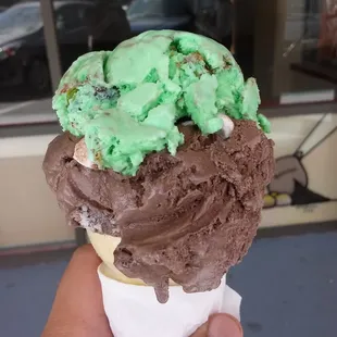 My not so 2 " scoops " of ice cream