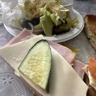 Dried veggies and mustard covered veggies