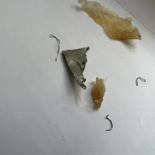 There was more smaller pieces but I didn't want to take time to pull them all out.