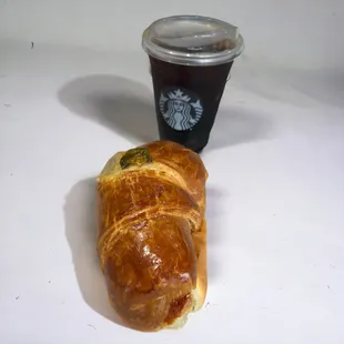 Ham and Cheese Croissant with Jalapeño