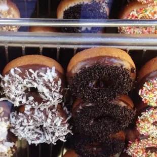 Chocolate / coconut donuts !