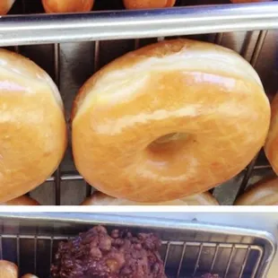 Sugar glaze donut selections