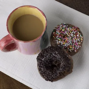 My local donut shop always has good selection and friendly staff.