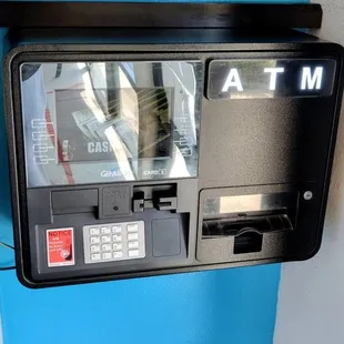Cash only but they do have an ATM...