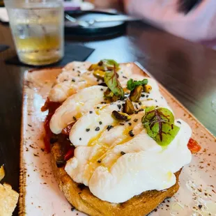 Burrata Guava And Goat Cheese Flatbread