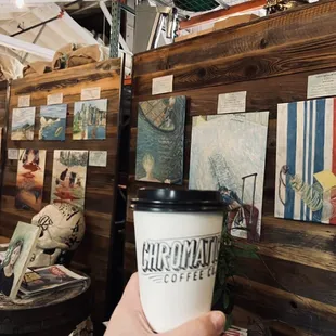Great Coffee, Great Art Work, Super friendly Staff!!!
