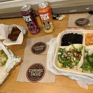 2 Taco Plate, Churros