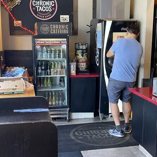 Babes getting us soda