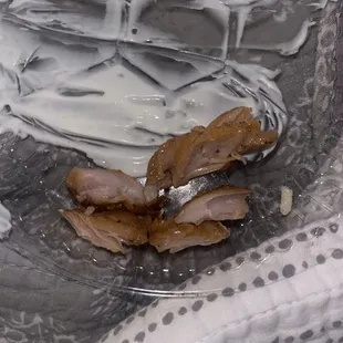 Raw chicken