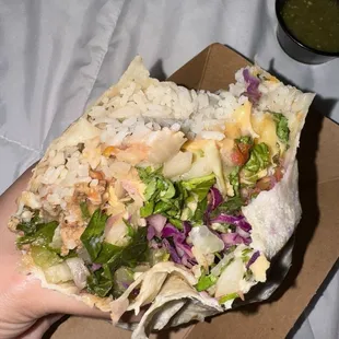 Barely any carne asada