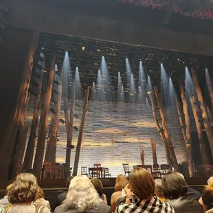 View from Row EE, Orchestra.