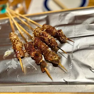 Barbecue Beef Finger Skewer