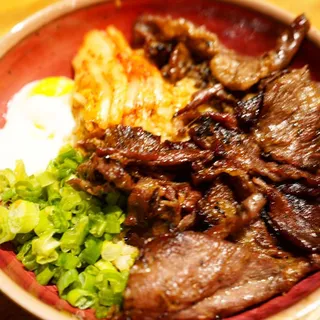 Beef Yakiniku Don Combo