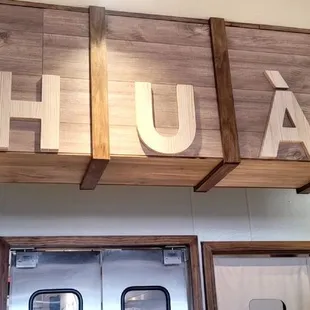 sushi and sashimi, interior