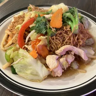 Chow Mein with Chicken