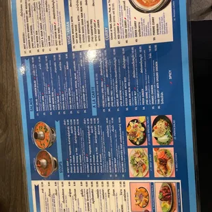 Menu back