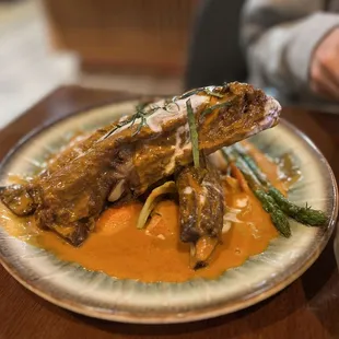 Pork spare ribs with Panama Curry