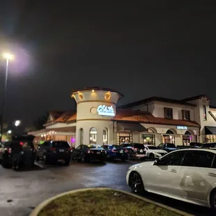  parking lot at night