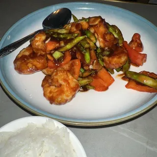 Stir Fry Prawns