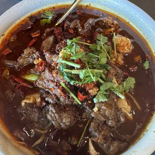 ShuiZhu Beef with Hot Chili Sauce