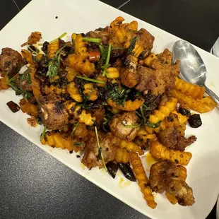Stir Fried Chilli Pork Ribs