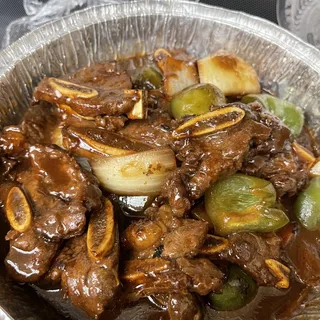 Sauted Fried Beef Short Ribs
