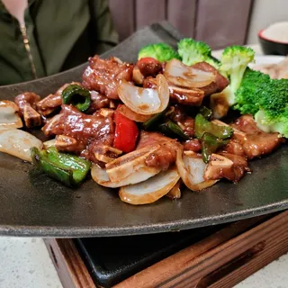 Iron Plate of Beef Steak