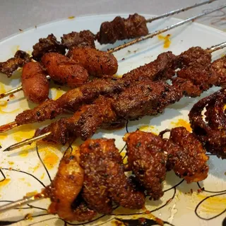 2 Chicken Heart BBQ Skewer