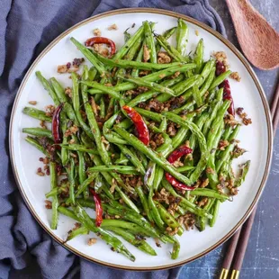 Stir Fry Green Beans Szechuan Style