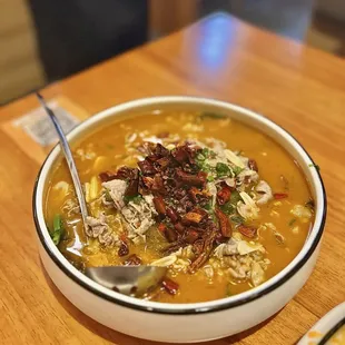Golden Spicy Soup w. Lamb ($20.99)