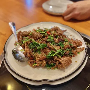 Stir-fried Lamb ($19.99)