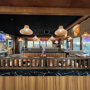 Soft opening - dining area with private area in the back