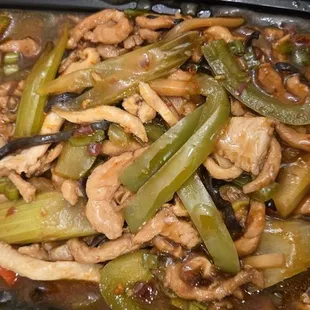 Shredded chicken w garlic sauce