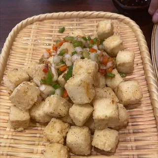 Crispy Tofu with Salt & Black Pepper