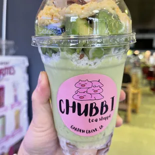 Yummy smashed avocado durian.